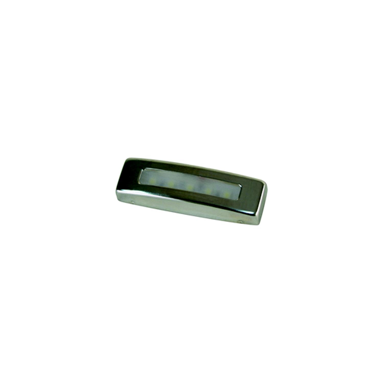 Scandvik 41381P LED 12V Courtesy Lights With Polished Stainless Steel Trim