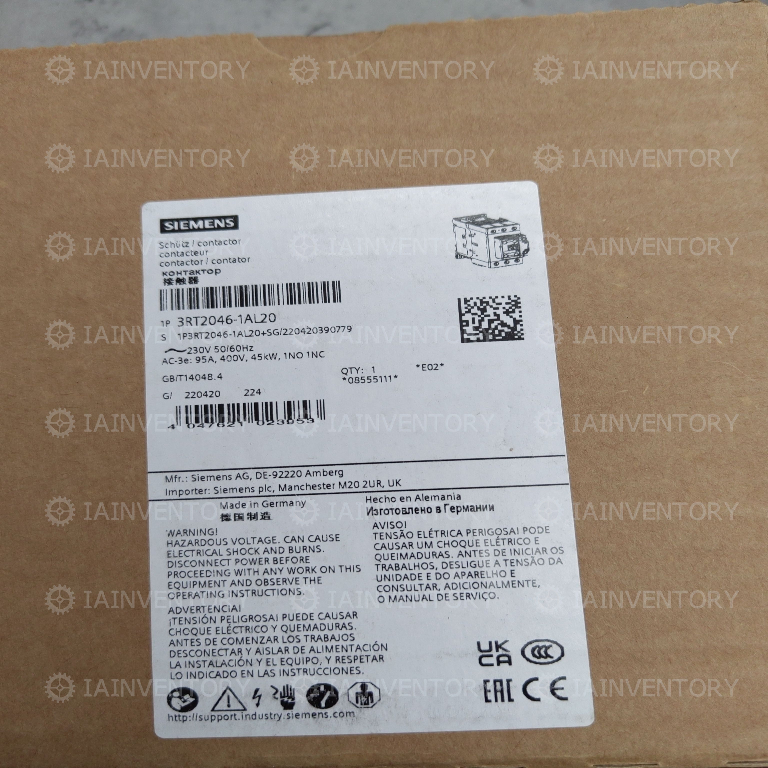 SIEMENS 3RT2046-1AL20