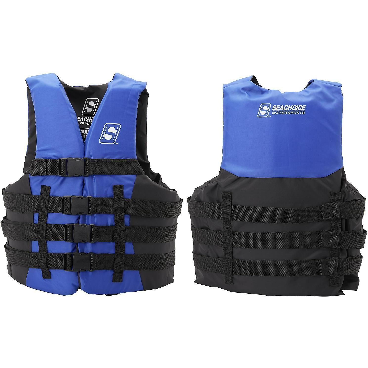 Seachoice 85363 Ski Vest 4 Belt Blue, 2XL/3XL