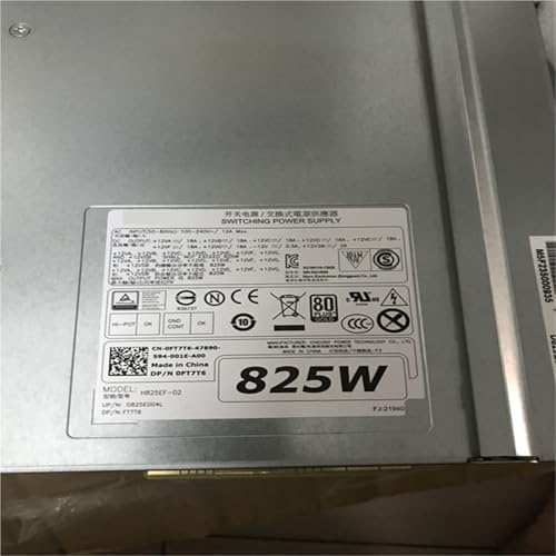 PSU for T5810 T7810 T7910 825W Power Supply H825EF-02 D825EF-02 C2TXD W1FJK 0FT7T DR5JD CVMY8