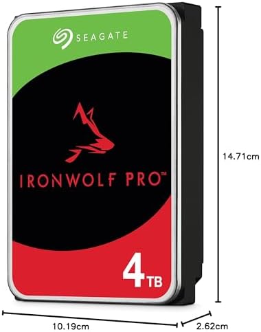 Seagate IronWolf 8TB NAS Internal Hard Drive HDD – 3.5 Inch SATA 6Gb/s 7200 RPM 256MB Cache for RAID Network Attached Storage – Frustration Free Packaging (ST8000VNZ04/N004