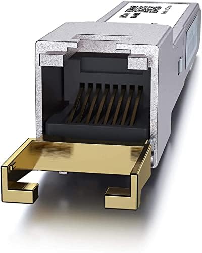 10Gtek 1.25/2.5/5/10G-T SFP+ to RJ45 CAT.6a Copper Module, Auto-Negotiation SFP+ to Ethernet Transceiver for HPP, HP Aruba, TP-Link TL-SM5310-T and More, up to 30-Meter|B0C1XJQ435