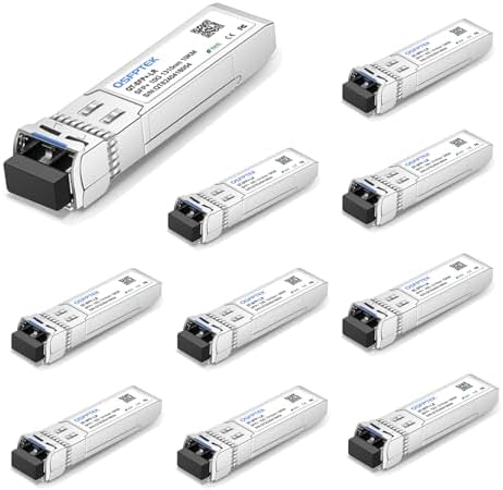 4Pack 10GBASE-T SFP+ to RJ45 Copper Module Mini-GBIC Transceiver for Cisco SFP-10G-T-S, Ubiquiti UF-RJ45-10G , Netgear, Mikrotik, D-Link, Supermicro, TP-Link, Linksys, CAT6A/CAT7, up to 100FT(30M)|B08P4MJ36T