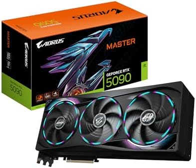GIGABYTE GeForce RTX 5090 Gaming OC 32G Graphics Card, WINDFORCE Cooling System, 32GB 512-bit GDDR7, GV-N5090GAMING OC-32GD Video Card
