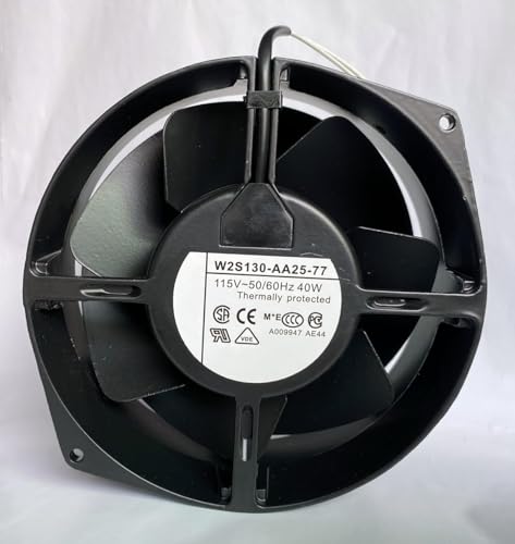 W2S130-AA25-77 2-Wire AC 115V 40W 172x150x55mm Cooling Fan|B0F5BJN1Z3