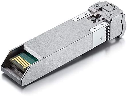 10GTEK 10GBase-SR SFP+ LC Transceiver, 10G 850nm Multimode SFP Module, up to 300 Meters, for Cisco SFP-10G-SR, Meraki MA-SFP-10GB-SR, Ubiquiti UniFi UF-MM-10G, Fortinet, TP-Link and More, Pack of 2|B08BP55663