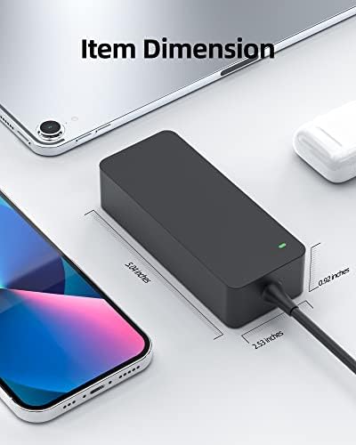 Superer 90W 65W Charger Fit for Lenovo Thinkcentre, Ideacentre AIO, Slim-Tip, Tiny M90q M80q M75q M70q M93p M920 M710q M720 Neo 50q 50a 50s 30a Gen 1 2 3 4 5 Desktop Laptop Replacement|B07WKDYQPW