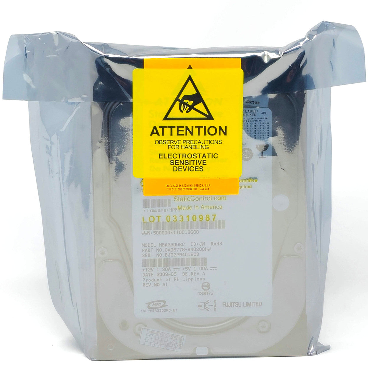 HPE MBA3300RC - 300GB 15K RPM SAS 3.5" Hard Disk Drive (HDD)