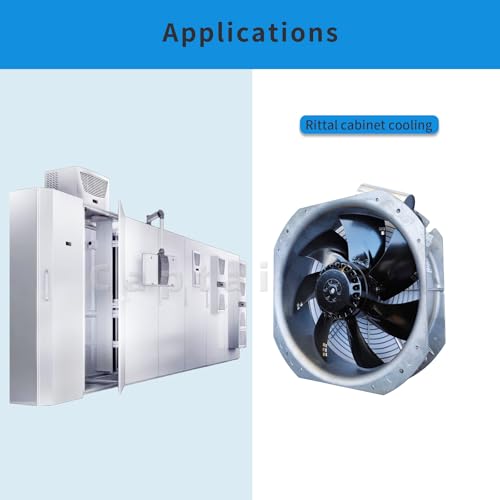 W2E250-HJ40-07 Ebm Papst Fan 115VAC 1.45/2.03A Axial Cooling Fan Cabinet|B0BTM72LCJ