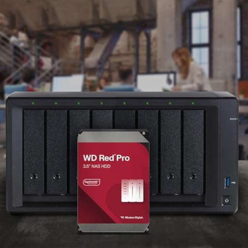 Western Digital 24TB WD Red Pro NAS Internal Hard Drive HDD - 7200 RPM, SATA 6 Gb/s, CMR, 512 MB Cache, 3.5" -WD241KFGX|B0DZY2TN8T
