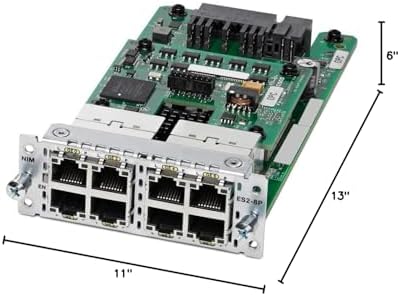 Cisco NIM-ES2-8-P 8-Port PoE/PoE+ Layer 2 GE Interface Module (Renewed