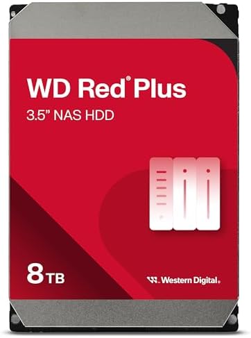 Western Digital 18TB WD Red Pro NAS Internal Hard Drive HDD - 7200 RPM, SATA 6 Gb/s, CMR, 512 MB Cache, 3.5" - WD181KFGX|B08K3TFM92
