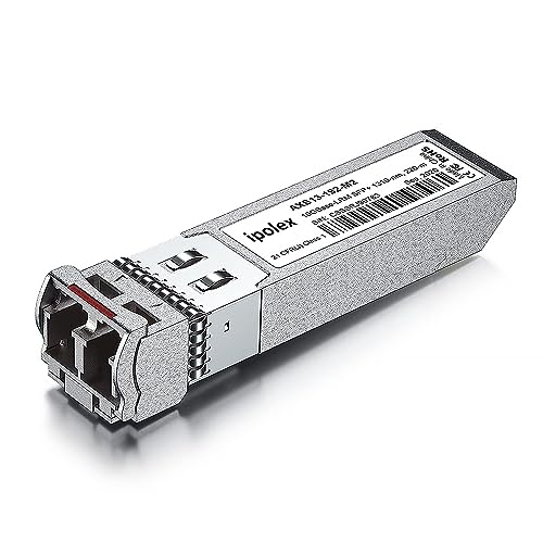 ipolex SFP+ 10GBase LR Singlemode Module, 10G SFP LC 1310nm Fiber Optic Transceiver for Cisco SFP-10G-LR, Ubiquiti UniFi UF-SM-10G, Meraki MA-SFP-10GB-LR, Netgear AXM762, Mikrotik and More, up to 10KM|B01EN33WYK