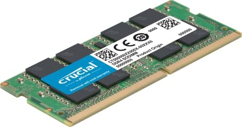 Crucial 16GB DDR4 RAM, 3200MHz CL22 (or 2933MHz or 2666MHz) Laptop Memory, SODIMM 260-Pin, Compatible with 13th Gen Intel Core and AMD Ryzen 7000 - CT16G4SFRA32A|B08C511GQH