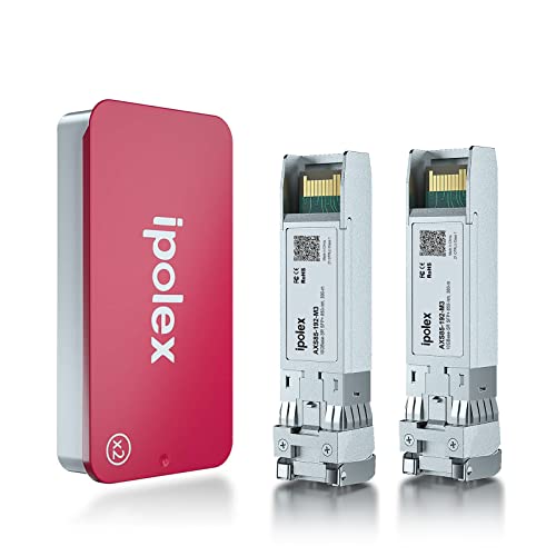 ipolex 1000Base-LX/LH SFP Transceiver, 1.25G SFP LC Fiber Module, Gigabit Single Mode Mini GBIC, 1310nm SMF, up to 20km, for Cisco GLC-LH-SMD, Ubiquiti UF-SM-1G, Meraki, TP-Link TL-SM311LS and More|B01EN33VN2