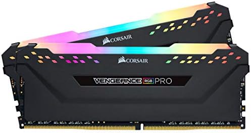 CORSAIR Vengeance RGB PRO DDR4 RAM 32GB (2x16GB 3600MHz CL18-22-22-42 1.35V Intel AMD Desktop Computer Memory - Black (CMW32GX4M2Z3600C18