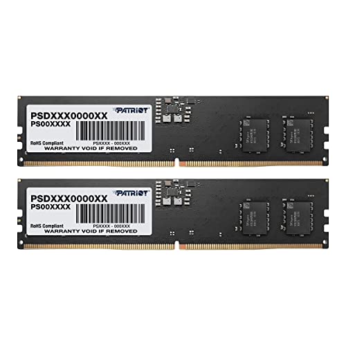 Patriot Memory Signature DDR5 RAM 16GB (2X8GB 5600MHz CL46 UDIMM Desktop Memory Kit - PSD532G5600K