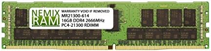 NEMIX RAM 16GB (1X16GB DDR4 2666MHZ PC4-21300 1Rx4 1.2V CL19 288-PIN ECC RDIMM Registered Server Memory Compatible with Samsung M393A2K40DB2-CTD