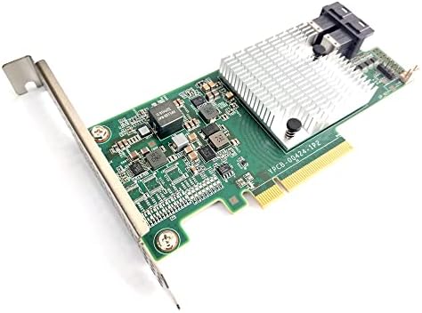 9300-8I SAS3008 12Gbps SATA/SAS 8-Port HBA IT Mode ZFS FreeNAS unRAID+2*SFF-8643 SATA Cable