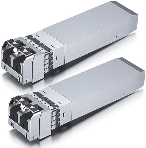 10GTEK 1.25G SFP 1000Base-SX, 850nm MMF, up to 550 Meters, Compatible with HP ProCurve J4858C J4858B J4858A HPE Aruba J4858D|B07FMMX2N9