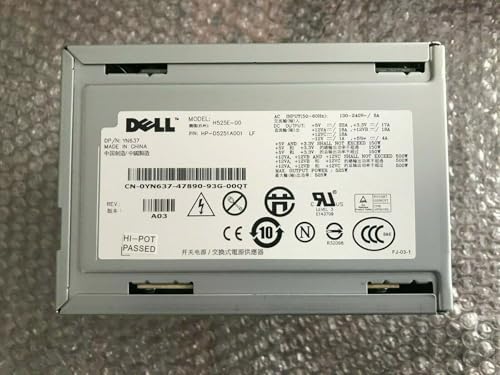 Original N525E-00 H525E-00 Power Supply for Fit for Dell Precision 380 T3400 T410 525W
