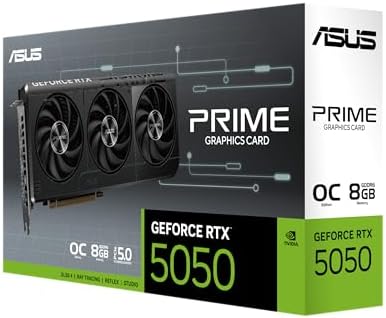ASUS Dual NVIDIA GeForce RTX 3050 6GB OC Edition Gaming Graphics Card - PCIe 4.0, 6GB GDDR6 Memory, HDMI 2.1, DisplayPort 1.4a, 2-Slot Design, Axial-tech Fan Design, 0dB Technology, Steel Bracket|B0CVCG2VPK