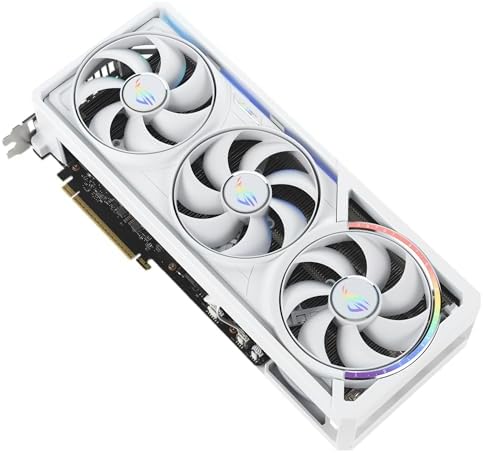 ASUS ROG Astral GeForce RTX 5090 White OC Edition Gaming Graphics Card (PCIe 5.0, 32GB GDDR7, HDMI/DP 2.1, 3.8-slot, 4fan design, Axial-tech fans, patented vapor chamber, Phase-change GPU thermal pad)|B0FJQNQ8M7