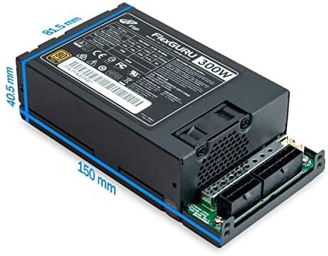 FSP FlexGURU Power Supply, Flex ATX 300W, 80 Plus Gold, Full Modular, 5 Year Warranty (FSP300-57FCB)|B0DK2HL8NT