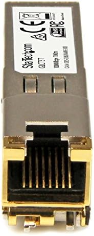 StarTech.com Cisco SFP-GE-T Compatible - Gigabit SFP - 10/100/1000 Mbps - RJ45 Port - 1000Base-T - Copper SFP - GBIC Module