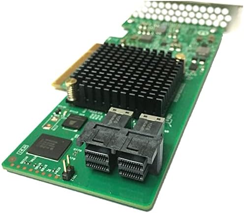 SAS HBA Card Compatible with LSI 9300-8i IT Mode PCIe SATA Expansion Card, 8-Port 12Gbps PCIe 3.0, SAS Expander Support, HBA Controller with 2X SFF-8643 to 4X SATA Cables for ZFS TrueNAS unRAID NAS