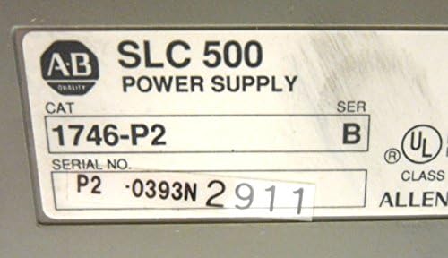 ALLEN BRADLEY SLC 500 1746-A7 SER A 7 SLOT RACK WITH 1746-P2 SER B|B00GH2PN16