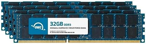 OWC 64GB (2x32GB) DDR3 1333 PC3-10600 CL9 4Rx4 240-pin 1.5V ECC Registered RDIMM Memory RAM Compatible with HP ProLiant BL460c G7 BL490c G7 BL620c Gen7 BL680c Gen7 BL685c Gen7|B0CJMQWDF6