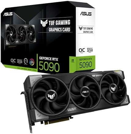 ASUS ROG Astral GeForce RTX™ 5090 OC Edition Gaming Graphics Card (PCIe® 5.0, 32GB GDDR7, HDMI®/DP 2.1, 3.8-Slot, 4-Fan Design, Axial-tech Fans, Patented Vapor Chamber, Phase-Change GPU Thermal pad)|B0DS2WQZ2M