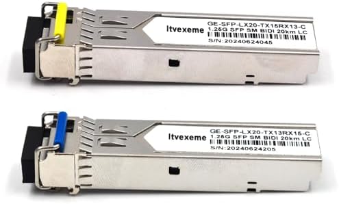 2 Pack 1.25G Multimode SFP LC Module, 1000Base-SX Gigabit Fiber Transceiver, 850nm MMF, 550m, for Router, Network Card, Switch, Firewall etc|B0DYNT62RJ