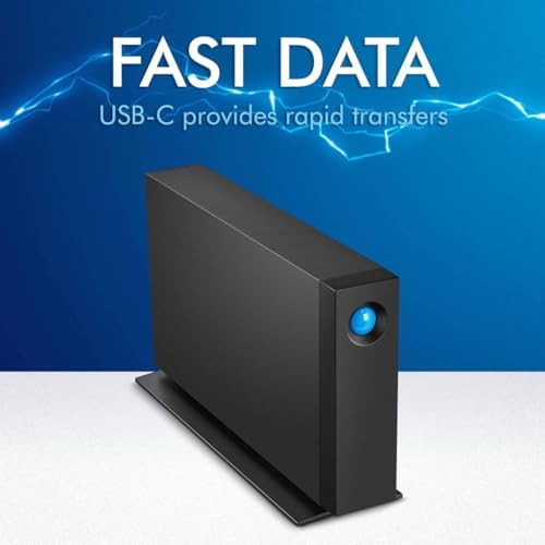 LaCie d2 Professional 14TB External Hard Drive Desktop HDD – Thunderbolt 3 USB-C USB 3.0, 7200 RPM Enterprise Class Drives, for Mac and PC Desktop, 1 Month Adobe CC (STHA14000800