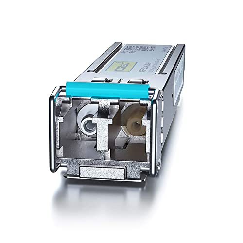 10Gtek 1.25G SFP Transceiver 1000Base-LX, 1310nm SMF SingleMode Fiber Optic Module, up to 10 km, for Cisco GLC-LH-SMD, Meraki MA-SFP-1GB-LX10, Ubiquiti UniFi, Fortinet, Mikrotik, TP-Link, Pack of 2|B08BP6MX14