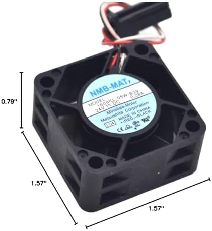for NMB 404020mm 1608KL-05W-B39 4020 24V 0.07A/0.08A for Fanuc Fan Heatsink (0.08A)|B07Z6QTFLC