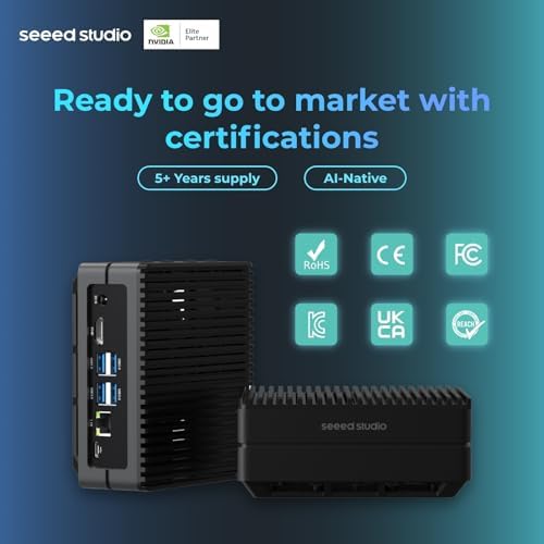 reComputer J3011 - Edge AI Computer with NVIDIA Jetson Orin Nano 8GB (Support Super Mode|B0F137QS6P