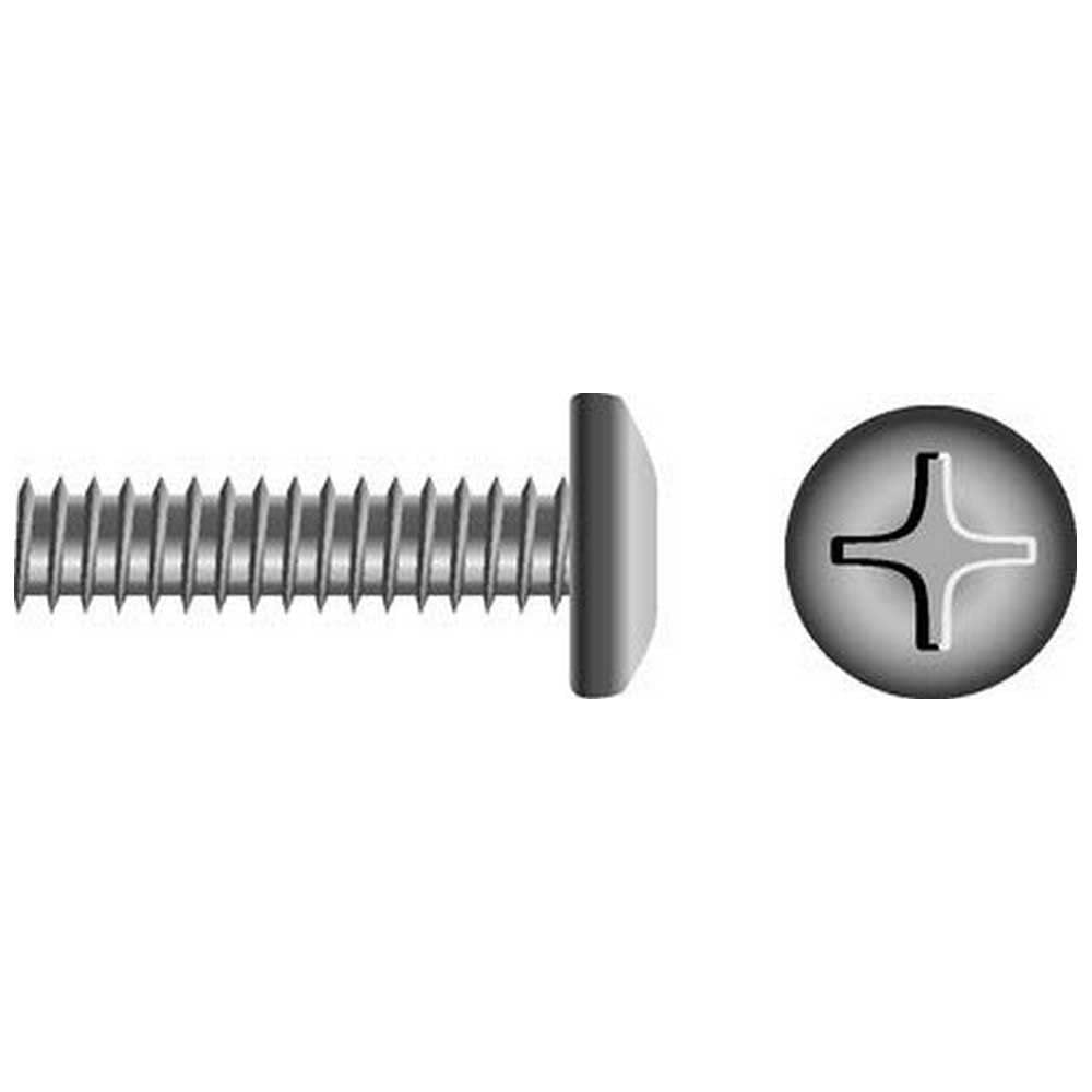 Seachoice MP0824SC Stainless Steel Phillips Machine Screw Pan Head