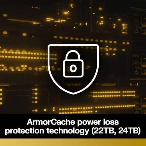 Western Digital 24TB WD Gold Enterprise Class SATA Internal Hard Drive HDD - 7200 RPM, SATA 6 Gb/s, 512 MB Cache, 3.5" - WD241KRYZ|B0CNT1RNZ8