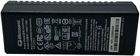GSPPOE 48V 0.32A POE Injector Supply 700511266 with Power Cord|B0BCZ4WXDK