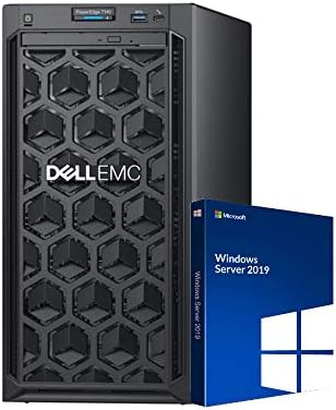 Dell PowerEdge T140 Mini Tower Server with Intel Xeon 3.3GHz CPU, 32GB DDR4 RAM, 8TB HDD Storage, RAID (Renewed