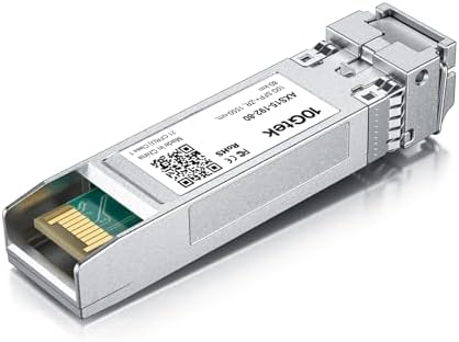 10Gtek 10GBase-T SFP+ to RJ-45 Transceiver, 10Gbe SFP+ Copper Ethernet CAT6a Module, up to 30m, for Cisco SFP-10G-T-S, Ubiquiti UniFi, Fortinet, TP-Link and More|B01KFBFL16