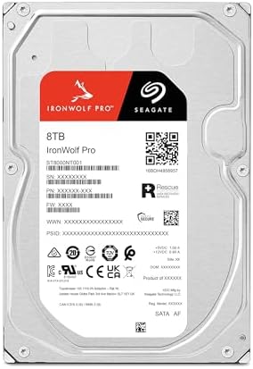 Seagate IronWolf Pro 24TB Enterprise NAS Internal HDD Hard Drive – CMR 3.5 Inch SATA 6Gb/s 7200 RPM 512MB Cache for RAID Network Attached Storage, Rescue Services (ST24000NT002)|B0CSPCFKR9