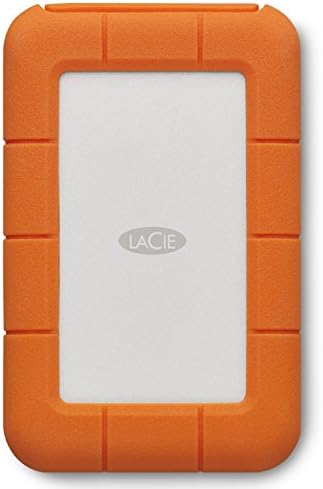 LaCie Rugged USB-C 2TB External Hard Drive Portable HDD – USB 3.0 compatible, Drop Shock Dust Rain Resistant, for Mac and PC Computer Desktop Workstation Laptop, 1 Month Adobe CC (STFR2000800