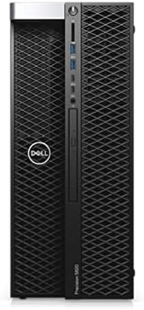 Dell Precision T5820 Workstation Desktop | Core i9-10940X - 2TB SSD Hard Drive - 128GB RAM | 14 cores @ 4.6 GHz Win 11 Home Black (Renewed)|B0D2NR26H1