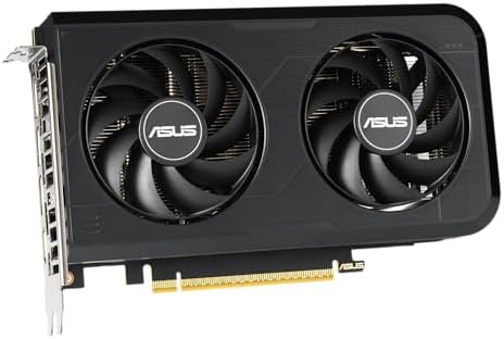 ASUS Dual NVIDIA GeForce RTX 3050 6GB OC Edition Gaming Graphics Card - PCIe 4.0, 6GB GDDR6 Memory, HDMI 2.1, DisplayPort 1.4a, 2-Slot Design, Axial-tech Fan Design, 0dB Technology, Steel Bracket|B0CVCG2VPK