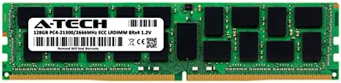 128GB RAM for Dell PowerEdge C6525, MX840c, R6515, R730xd, R7515, R7525, R930 | DDR4 2666MHz PC4-21300 ECC LRDIMM 8Rx4 Load Reduced Server Memory Upgrade
