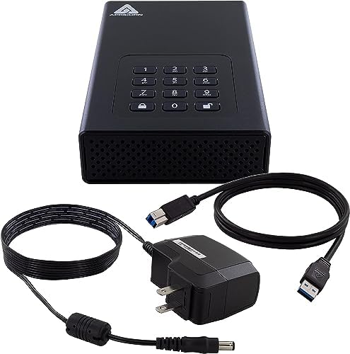 Apricorn 2TB Aegis Padlock DT 256-Bit Encrypted USB 3.0 Hard Drive (ADT-3PL256-2000)|B006U6LYMG