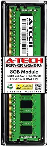 A-Tech 64GB Kit (2x32GB DDR4 2666MHz PC4-21300 ECC RDIMM 2Rx4 Dual Rank 1.2V ECC Registered DIMM 288-Pin Server & Workstation RAM Memory Upgrade Modules (A-Tech Enterprise Series